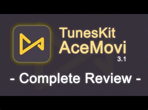TunesKit AceMovi 4.10.0.160 New